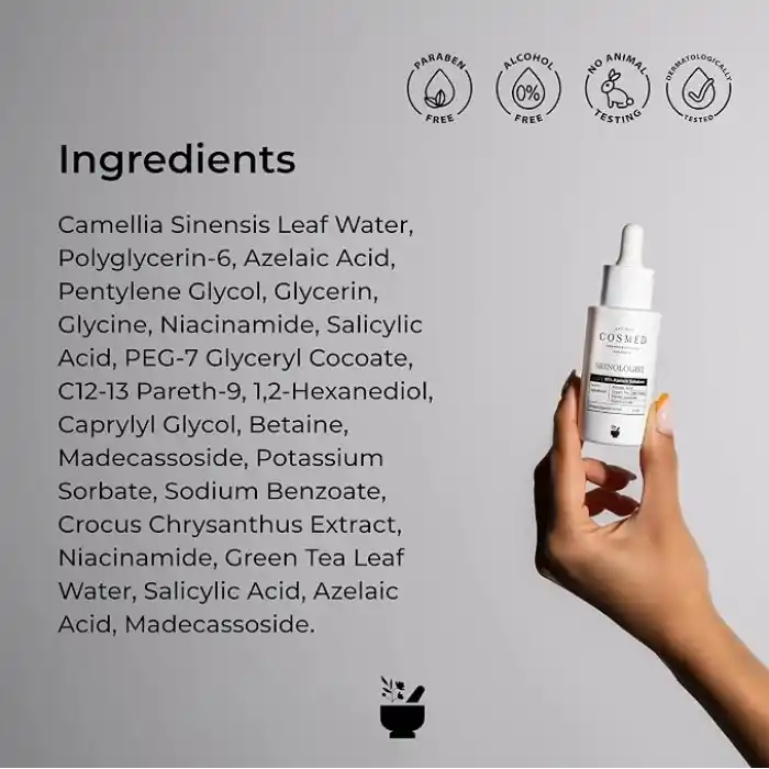 Cosmed Azelaik Asit (%10) ve Yeşil Çay İçeren Leke Karşıtı Serum 30 ml