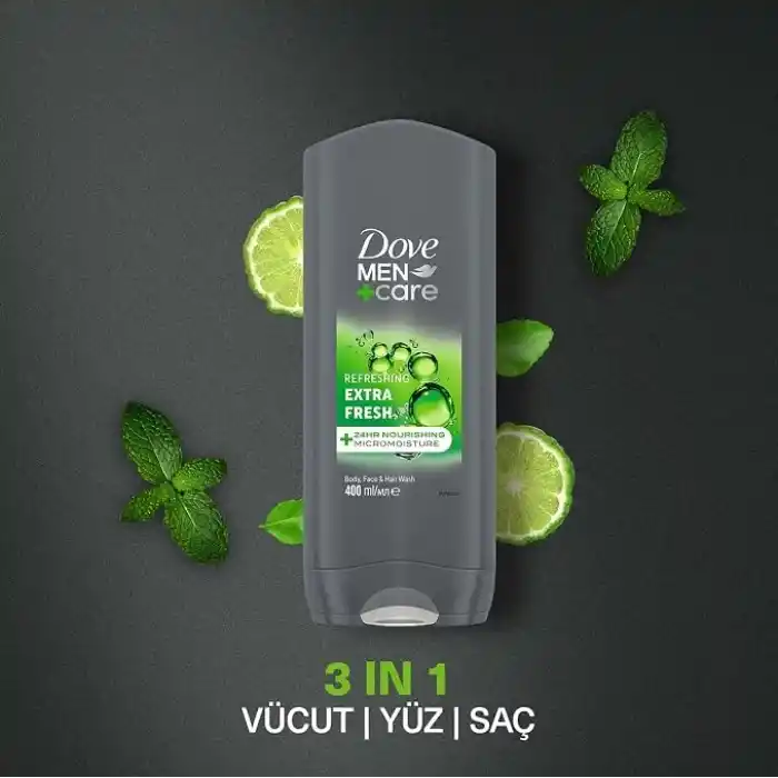 Dove Men Care Extra Fresh Duş Jeli 400 Mililitre