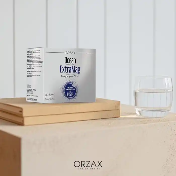 Orzax Ocean Extramag 250 Magnezyum Sitrat + P5P 30 Saşe