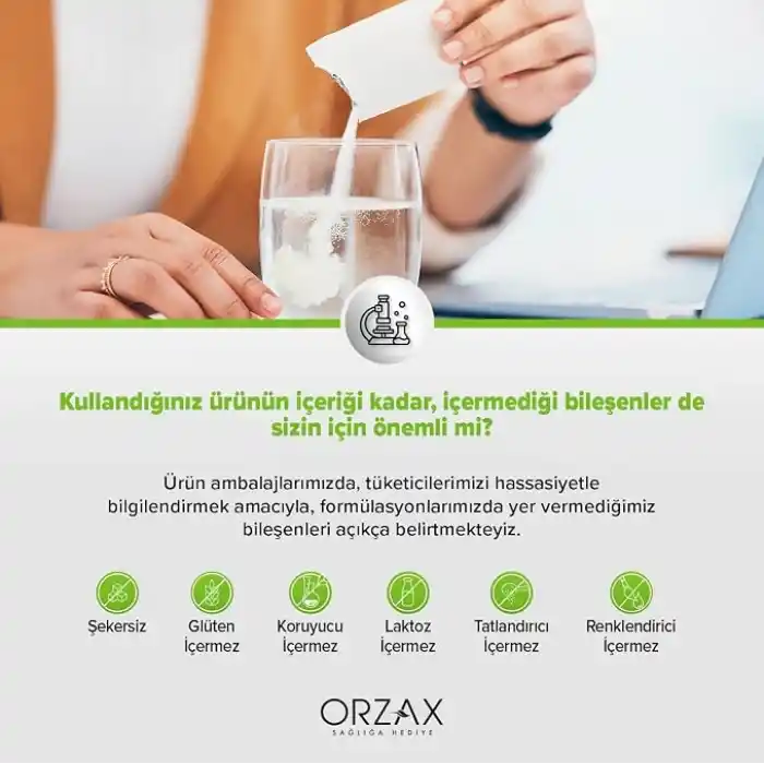 Orzax Ocean Extramag 250 Magnezyum Sitrat + P5P 30 Saşe