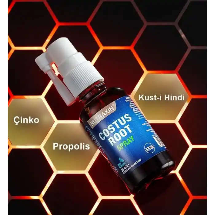 Nutraxin Costus Root Spray 30 mL Vitamin Takviyesi