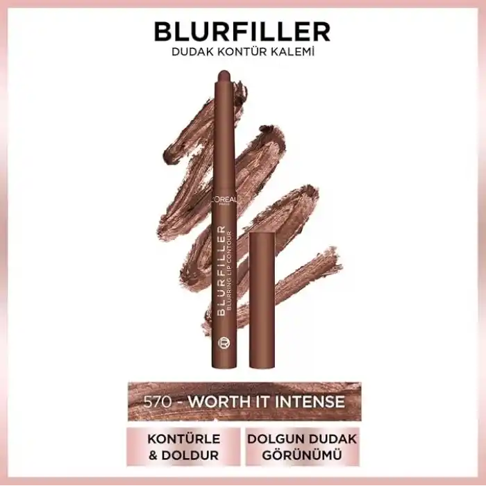 LOreal Cosmetics Paris Blurfiller Dudak Kalemi 570