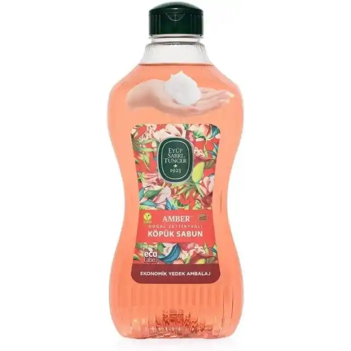 Eyüp Sabri Tuncer Doğal Zeytinyağlı Köpük Sabun Amber 1,5 Litre Pet Şişe