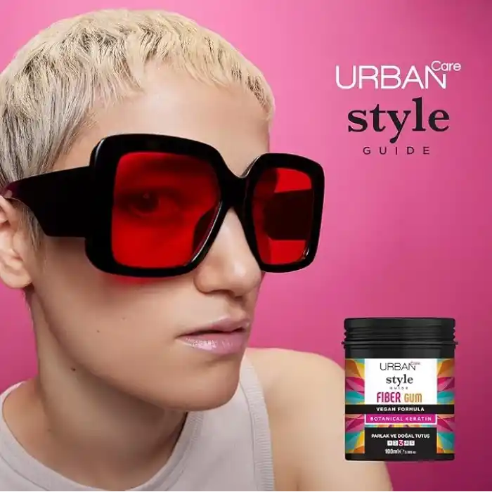 URBAN Care Style Guide Parlak Görünüm Sağlayan Fiber Gum- Doğal Tutuş- Saç Sakızı-100ml