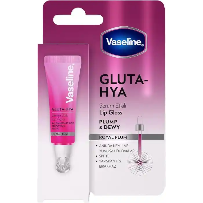 Vaseline Gluta Hya Serum Etkili Lip Gloss Royal Plum
