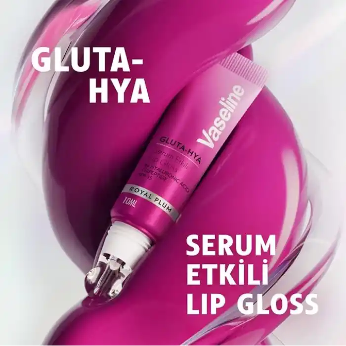 Vaseline Gluta Hya Serum Etkili Lip Gloss Royal Plum