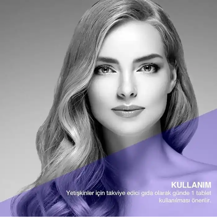 Bioxcin Beauty Collagen 30 Tablet – Tip1 Tip 3 Hidrolize Kolajen, Hyaluronik Asit, Vitamin C ve Biotin İçeren Takviye