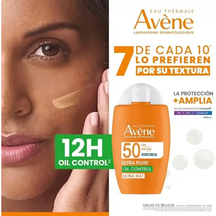 Avene Ultra Fluid Invisible Normal/Karma Ciltler İçin Akışkan SPF 50 Güneş Kremi 50 ML