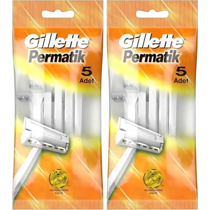 Gillette Permatik Kullan At Erkek Tıraş Bıçağı 5 Adet 2li paket