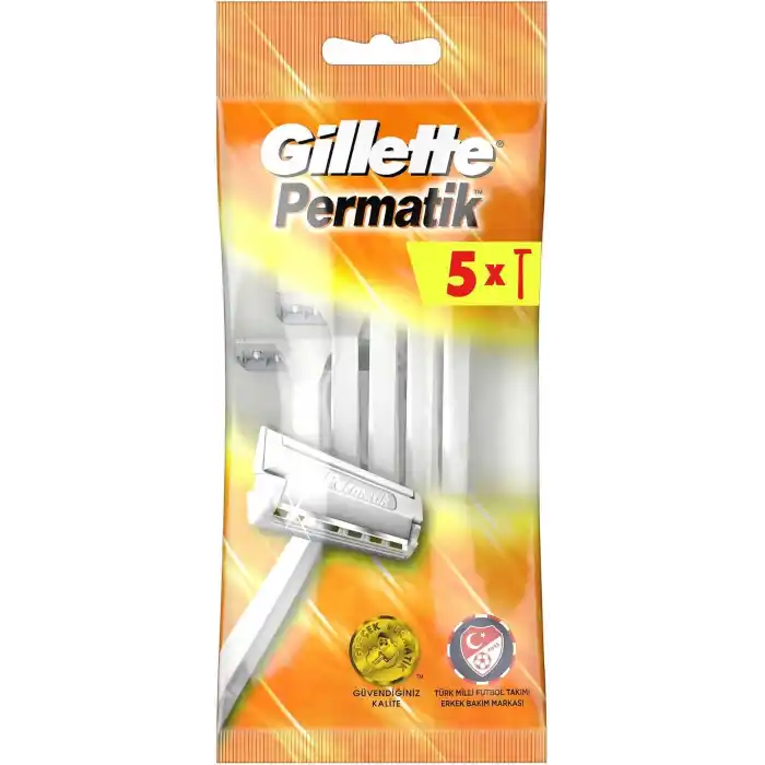 Gillette Permatik Kullan At Erkek Tıraş Bıçağı 5 Adet 2li paket