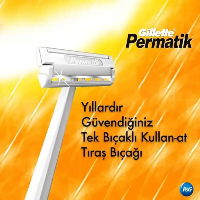 Gillette Permatik Kullan At Erkek Tıraş Bıçağı 5 Adet 2li paket