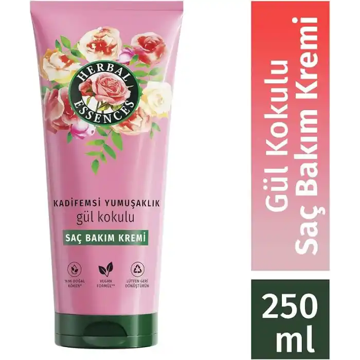 Herbal Essences Kadifemsi Yumuşaklık Gül Kokulu Saç Bakım Kremi 250ml