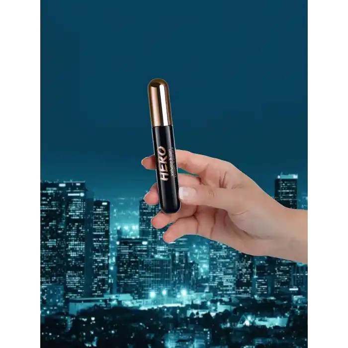 Hero Volume & Curl Yoğun Hacim Veren Nemlendirici Etkili Kahverengi Maskara