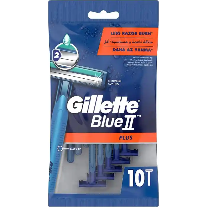 Gillette Blue2 Plus Kullan At Erkek Tıraş Bıçağı 10lu