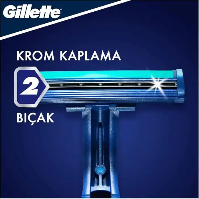 Gillette Blue2 Plus Kullan At Erkek Tıraş Bıçağı 10lu