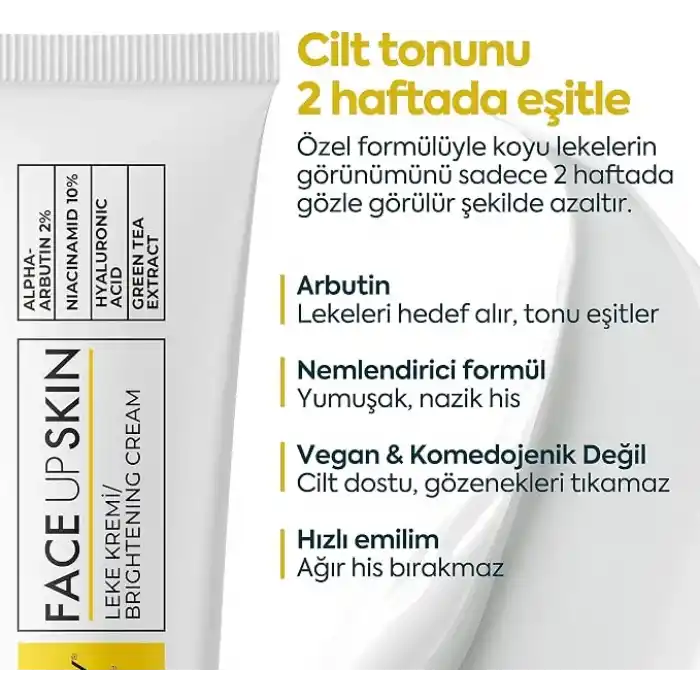 CLASYCARE Leke Karşıtı Aydınlatıcı – Yüz İçin Koyu Leke Giderici, Siyah Nokta Karşıtı Cilt Bakım Kremi, Komedojenik Olmayan Hafif Nemlendirici, 40 ml