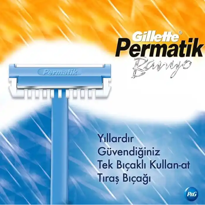 Gillette Permatik Banyo Kullan At Erkek Tıraş Bıçağı 5 Adet 2li paket