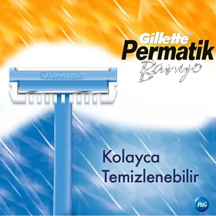 Gillette Permatik Banyo Kullan At Erkek Tıraş Bıçağı 5 Adet 2li paket