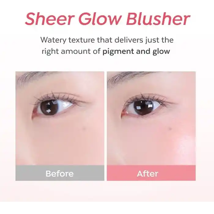 APIEU Meyve Kokulu, Nemlendirici, Doğal Görünümlü Sıvı Allık Juicy-pang Water Blusher PK02