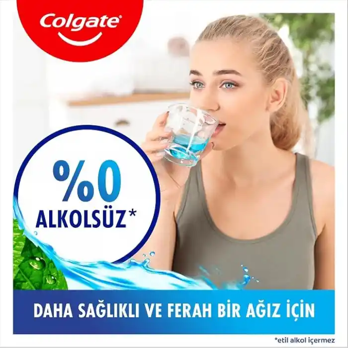 Colgate Plax Nane Ferahlığı Plağa Karşı Alkolsüz Ağız Bakım Suyu 500 mL