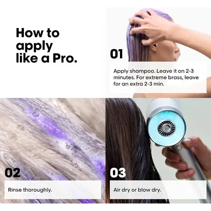 LOréal Professionnel Paris Serie Expert Silver Çok Açık Sarı, Gri ve Beyaz Saçlar için Renk Dengeleyici Mor Şampuanı 300 ml