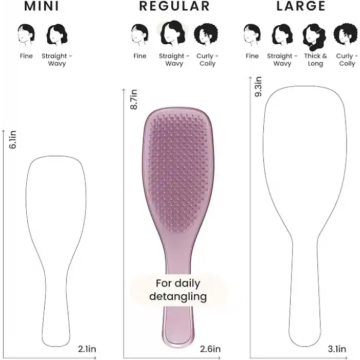 Tangle Teezer Ultimate Detangler Chrome Mauve Copper Islak & Kuru Saç Fırçası-Tarak
