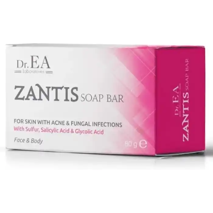 Dr. EA Laboratories Zantis Kükürt Salisilik Asit Glikolik Asit Sabunu 80 gr Kükürtlü Sabun