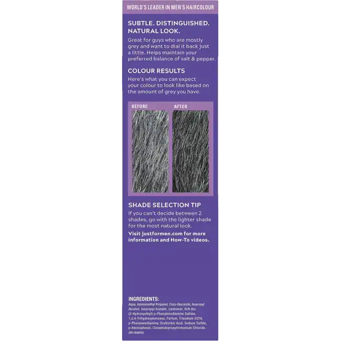 JUST FOR MEN Touch of Grey Siyah