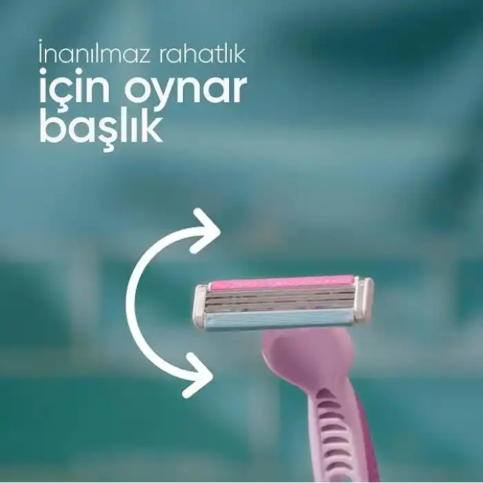 Gillette Venus Comfort Colours Kadın Tıraş Bıçakları, 6 Kadın Tıraş Bıçakları