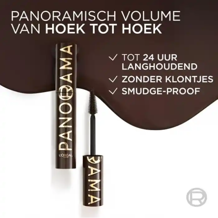 LOreal Cosmetics Panorama Chromatic Maskara Brun Leather