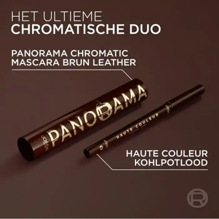 LOreal Cosmetics Panorama Chromatic Maskara Brun Leather