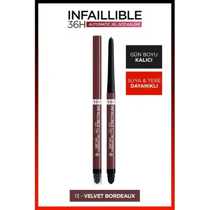 LOreal Paris Infaillible Göz Kalemi - 13 Velvet Bordeaux