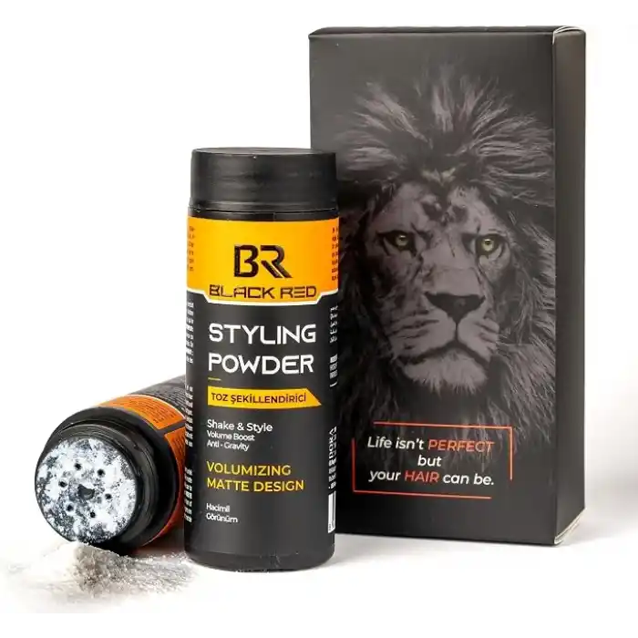 BLACK & RED Saç Şekillendirici Toz Wax Hacimli Görünüm - Matte Volume Styling Powder Wax - 20G