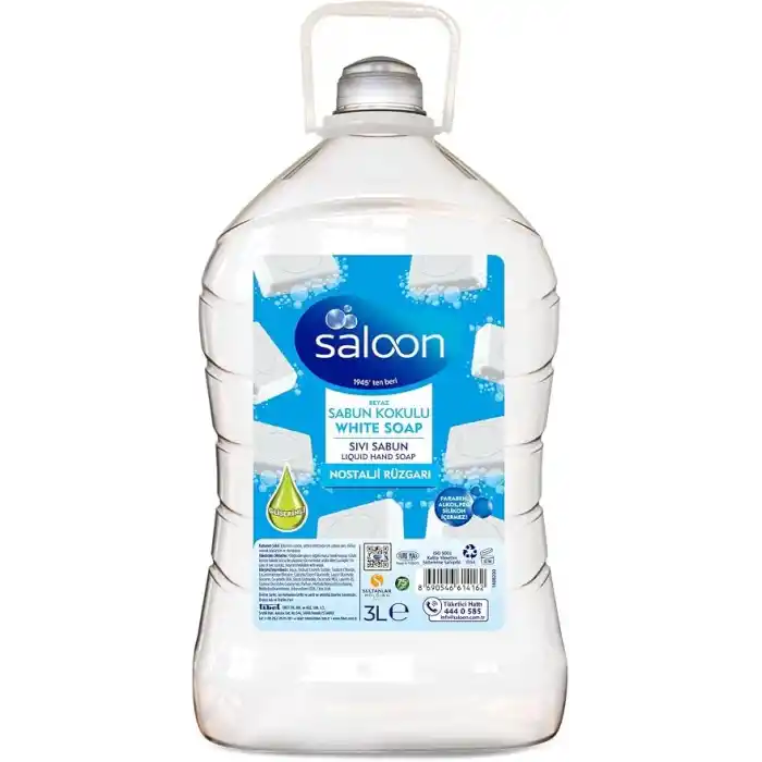 SALOON Sivi Sabun Beyaz Sabun Kokulu 3 L