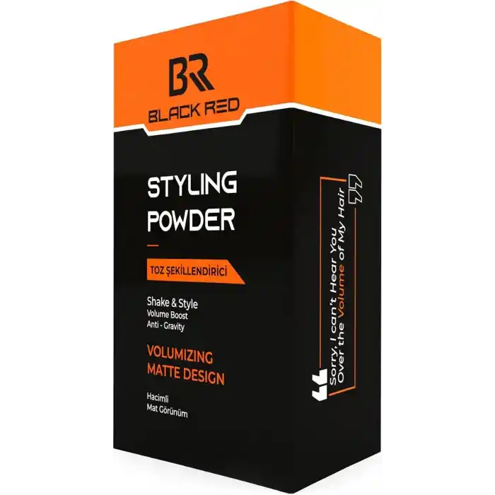 BLACK & RED Saç Şekillendirici Toz Wax Hacimli Görünüm - Matte Volume Styling Powder Wax - 20G