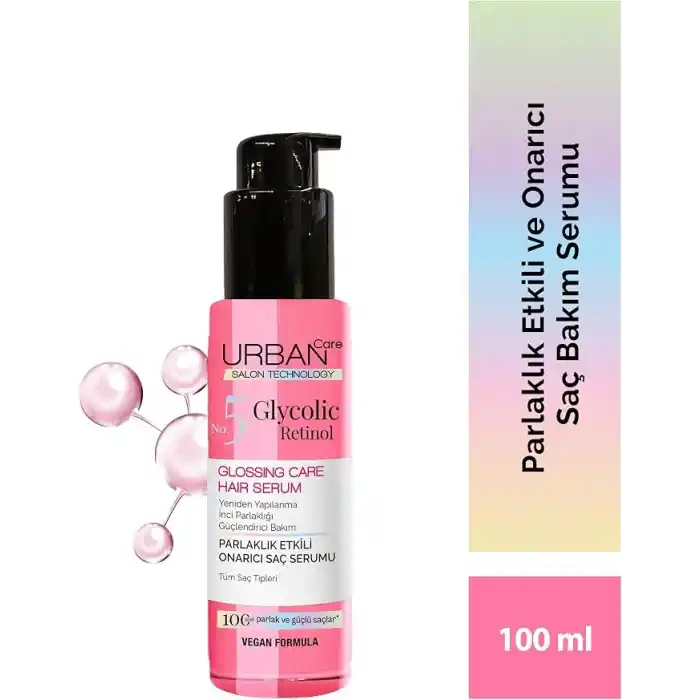 URBAN Care Glycolic Retinol Parlaklık Etkili Onarıcı Saç Bakım Serumu-100ml-Gloss