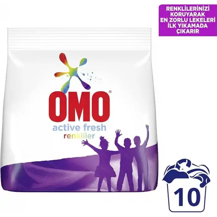 Omo Active Fresh Renkliler Toz Deterjanı 1.5 kg