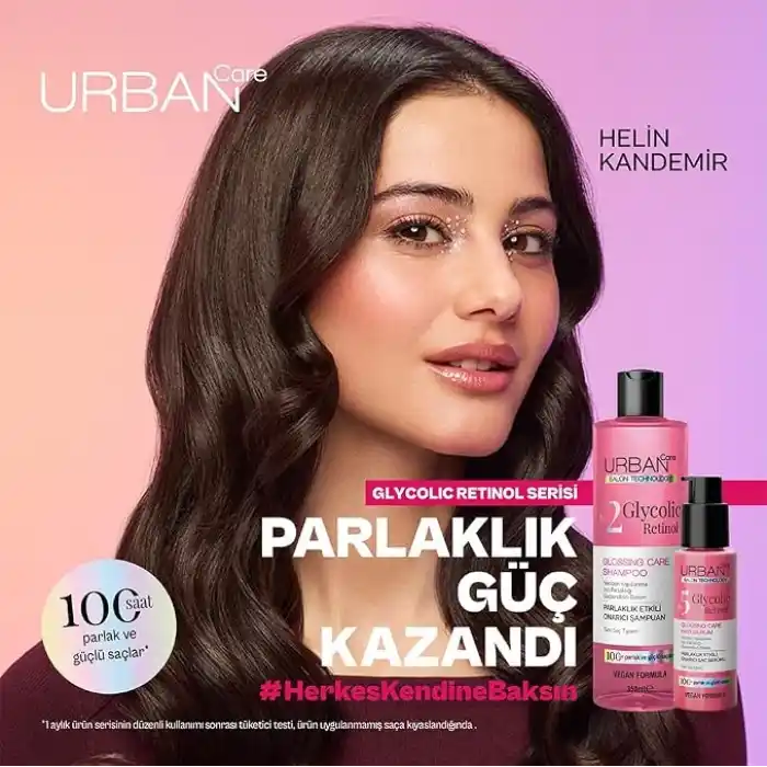 URBAN Care Glycolic Retinol Parlaklık Etkili Onarıcı Saç Bakım Serumu-100ml-Gloss