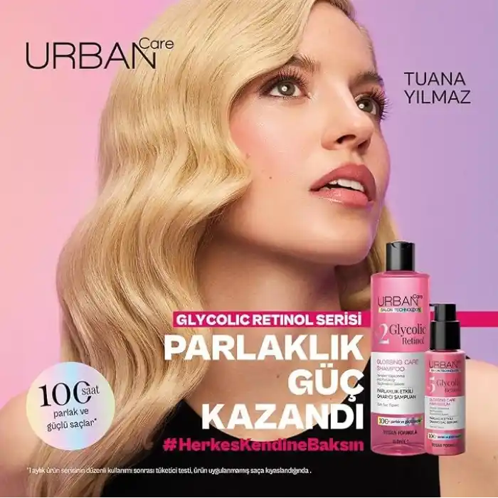 URBAN Care Glycolic Retinol Parlaklık Etkili Onarıcı Saç Bakım Serumu-100ml-Gloss