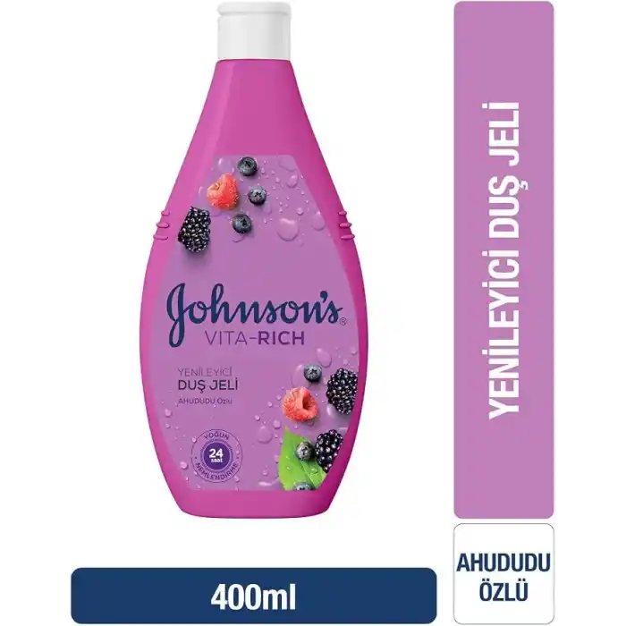 Johnson & Johnson Johnsons Vita-Rich Ahududu Özlü Yenileyici Duş Jeli 400 ml