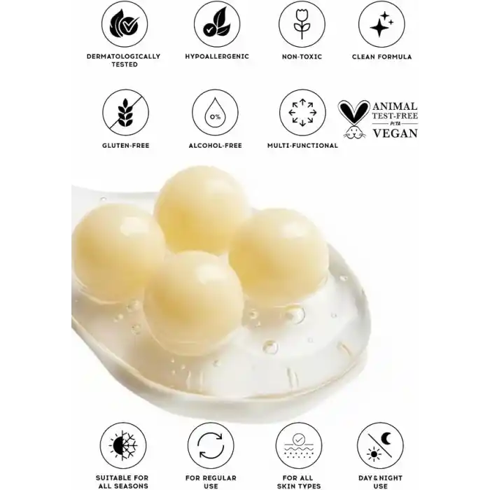 Cream Co. Leke Karşıtı Cilt Tonu Eşitleyici C Vitamini Nemlendirici Kapsül Yüz Kremi 50 ML, Tüm Cilt Tipleri
