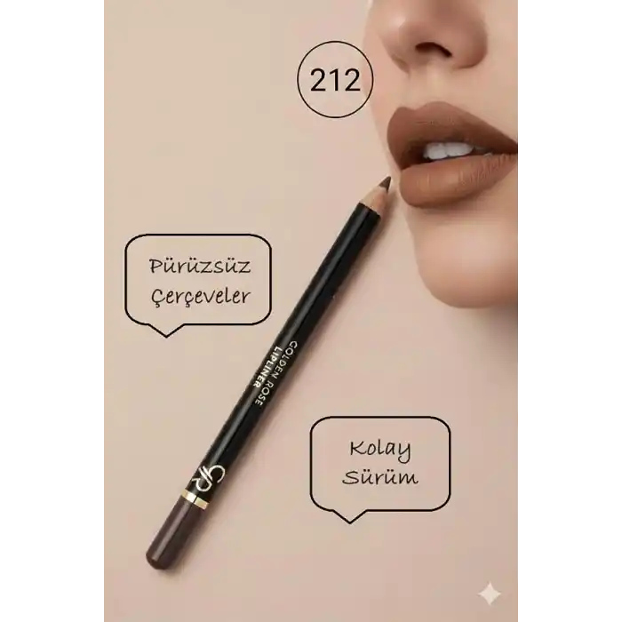 Golden Rose Lipliner No: 212 İpeksi Dudak Kalemi