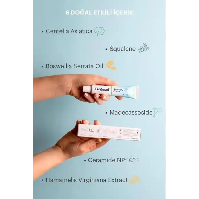 Centesol - Recovery Cream (Onarıcı Cilt Bakım Kremi - Cica Krem) - 30 g