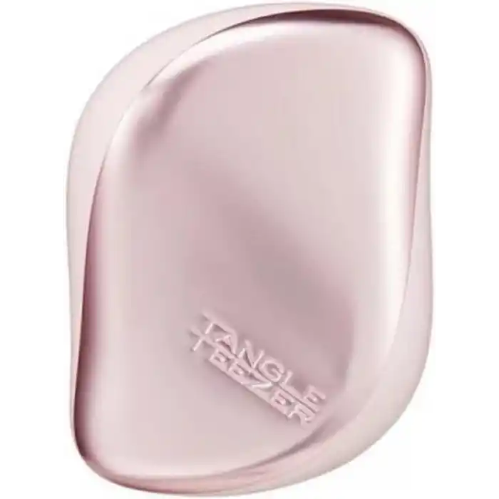 Tangle Teezer Compact Styler Pink Matte Chrome Saç Fırçası - Seyahat ve Çanta Boy Tarak