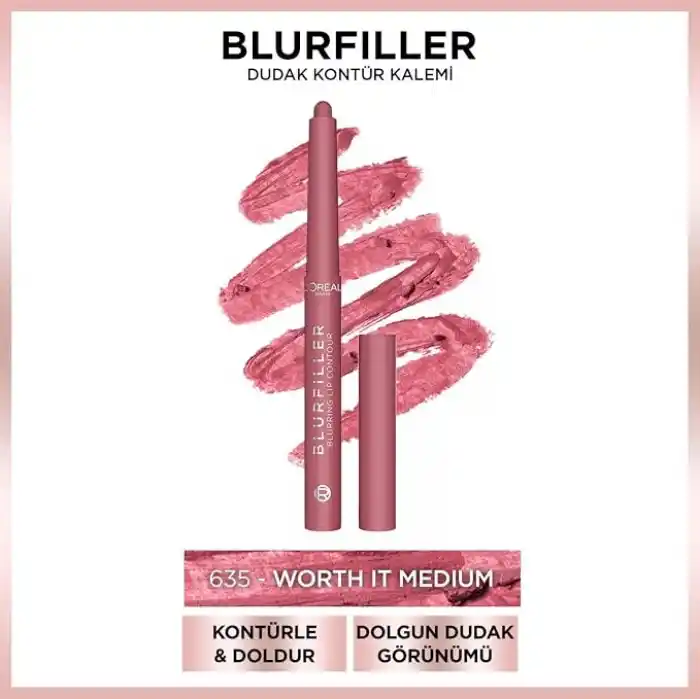 LOreal Cosmetics Paris Blurfiller Dudak Kalemi 635