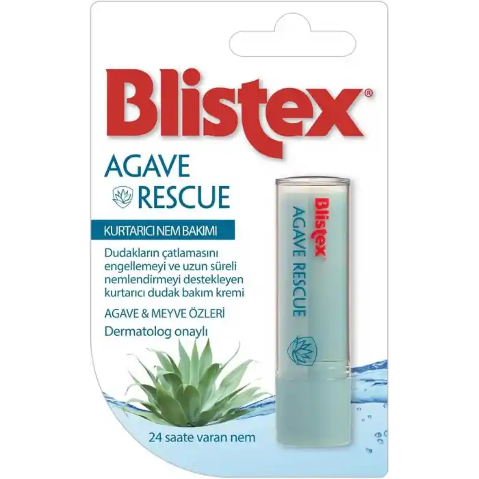 Blistex Agave Rescue Uzun Süreli Nemlenmeyi Destekleyen Kurtarıcı Dudak Bakım Kremi 3.7 g