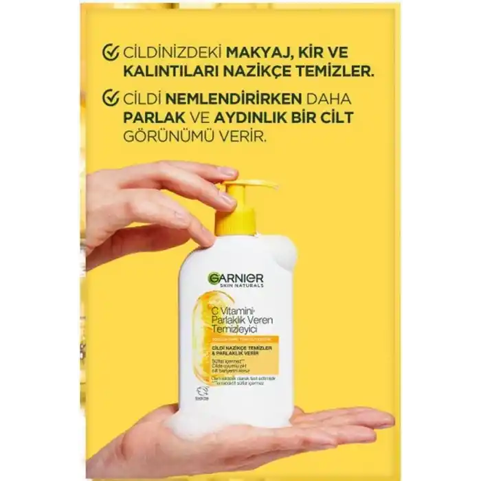 Garnier C Vitamini Parlaklık Veren Temizleyici 250 ml