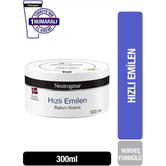 neutrogena hızlı emilen bakım kremi (300 ml)