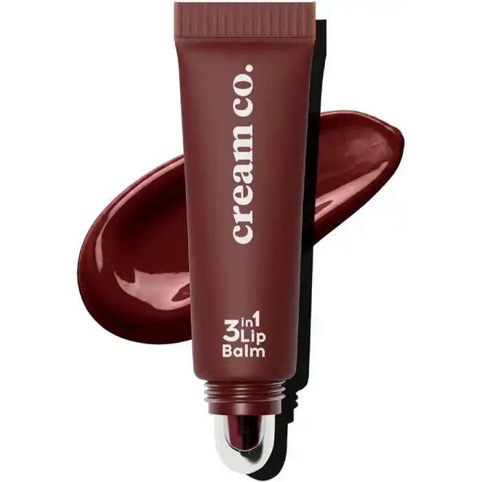 Cream Co. Nemlendirici Parlatıcı 3in1 Lip Balm, Dudak Bakım, Black Cherry Bordo, Hyaluronik Asit Seramid