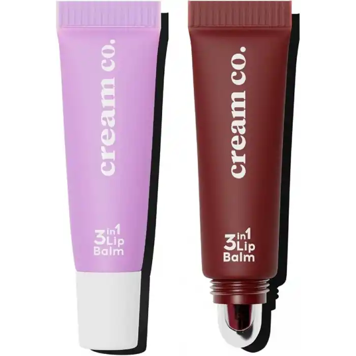 Cream Co. Nemlendirici Parlatıcı 3in1 Lip Balm, Dudak Bakım, Black Cherry Bordo, Hyaluronik Asit Seramid